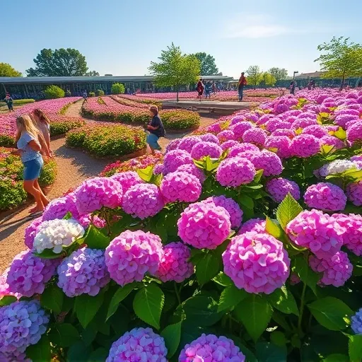 유구 색동수국정원, 언제 가야 가장 예쁠까? 개화 시기와 예상 시나리오