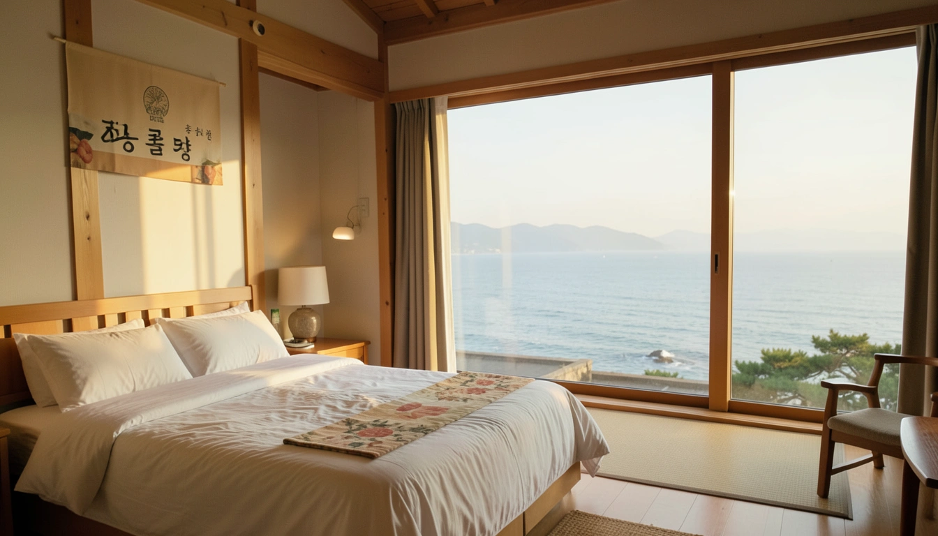 꽃담펜션, 숨겨진 매력 파헤치기: 오션뷰, 복층, 그리고 시골 감성