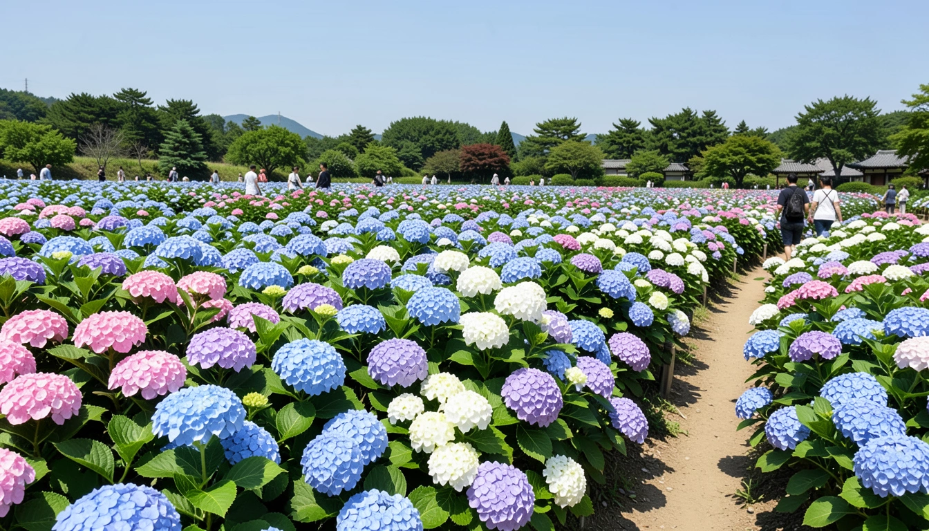 수국정원 200% 즐기기! 놓치지 말아야 할 포토존과 꿀팁