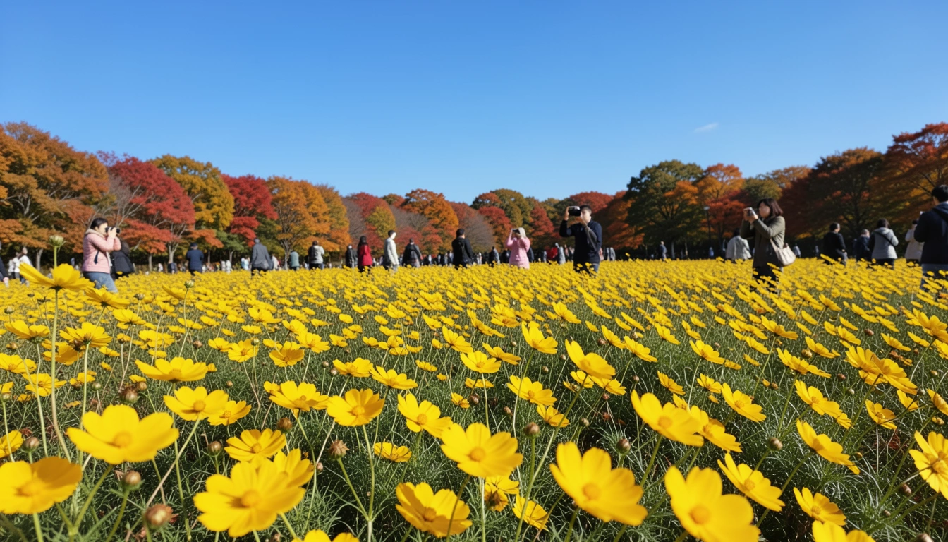 실패 없는 황화코스모스 명소 선택 가이드: 지역별 특징 & 주차 팁