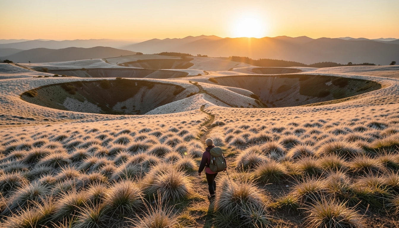 민둥산 돌리네 지형 심층 분석: 단순한 억새밭이 아니다! 🔍